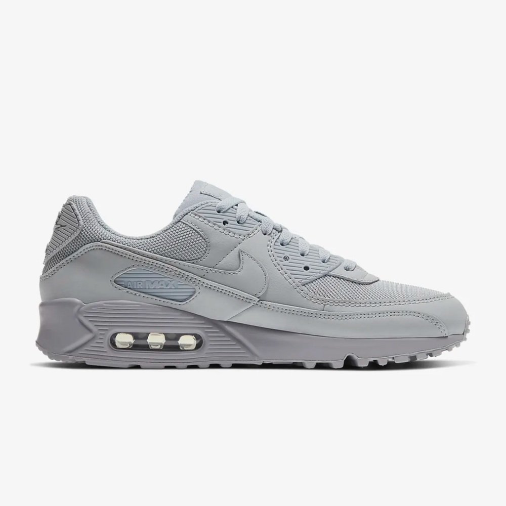 BRAND NEW NEVER WORN MEN’S GRAY NIKE AIR MAX SHOES, SZ 12